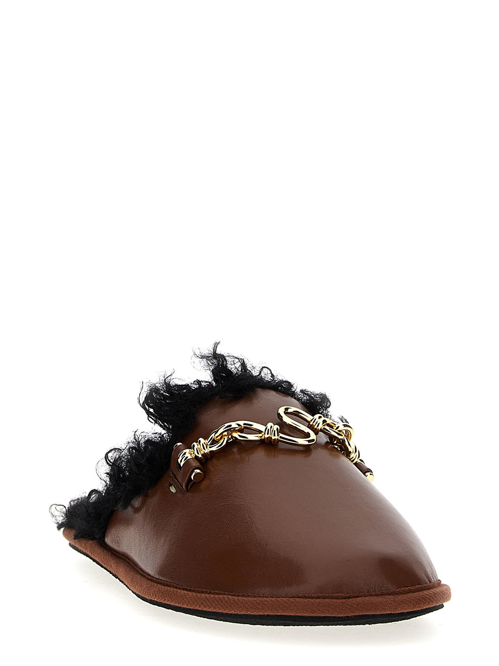 Stella McCartney Brown Polyethylene Mules