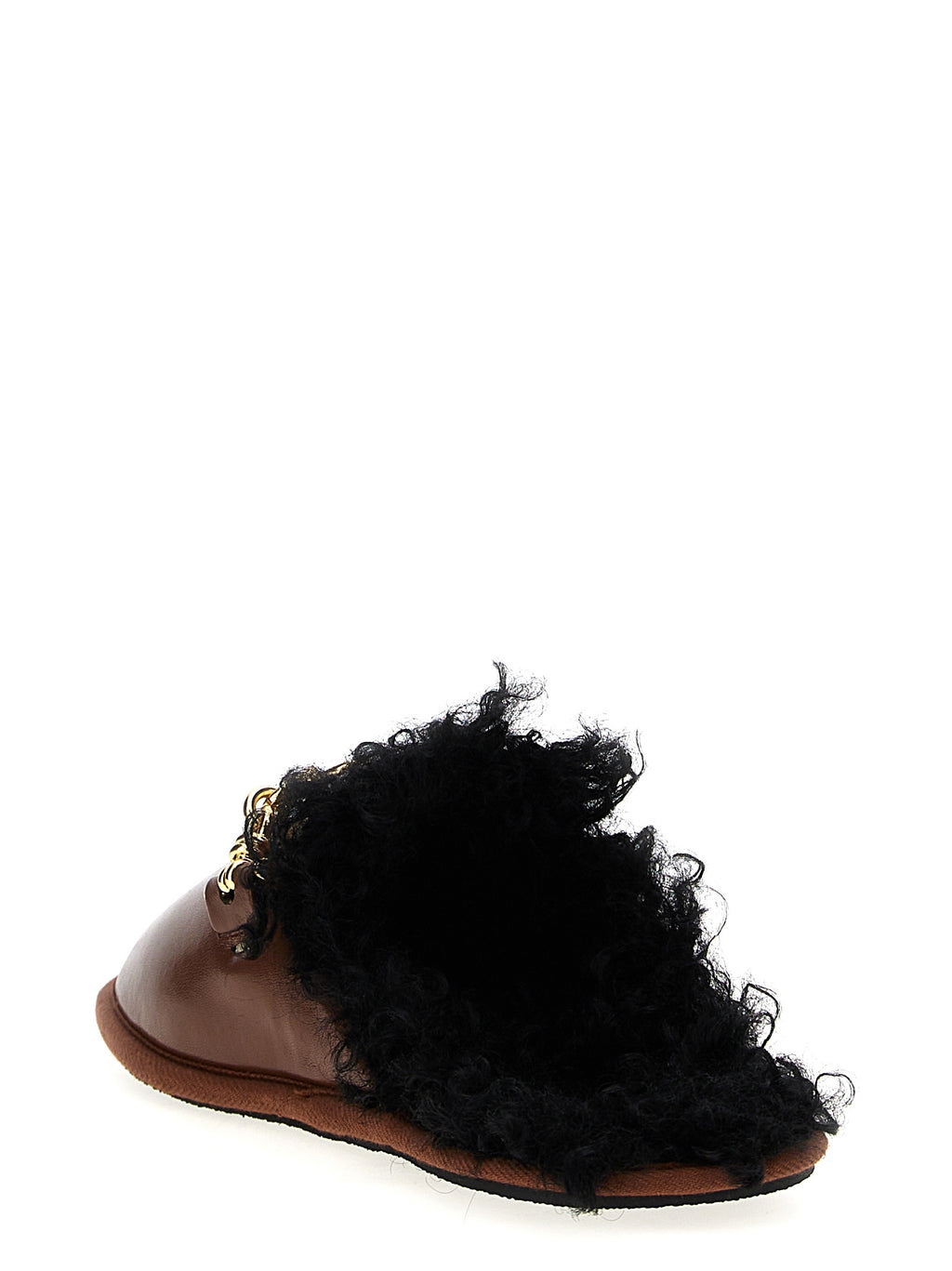 Stella McCartney Brown Polyethylene Mules