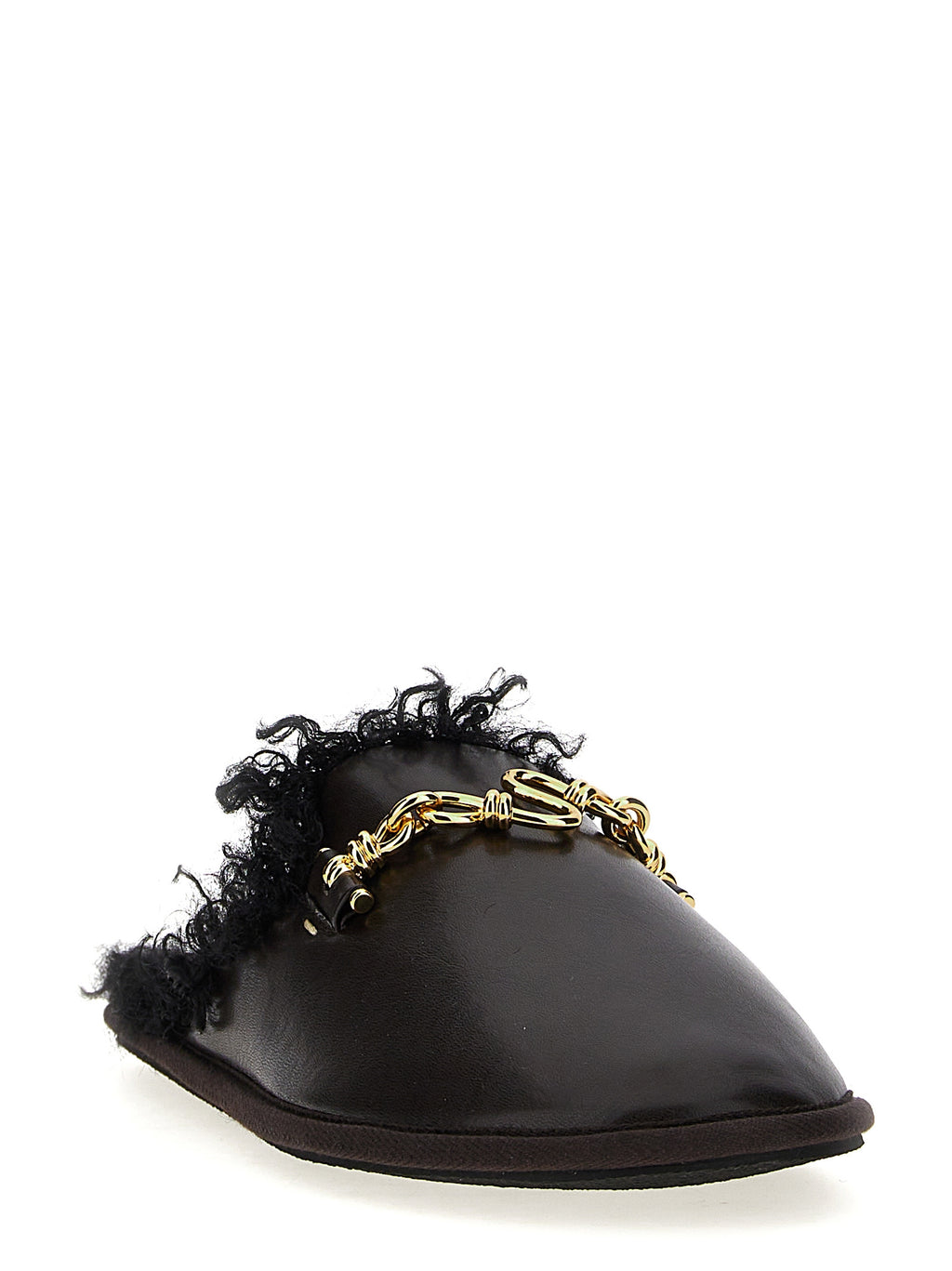 Stella McCartney Brown Polyethylene Mules