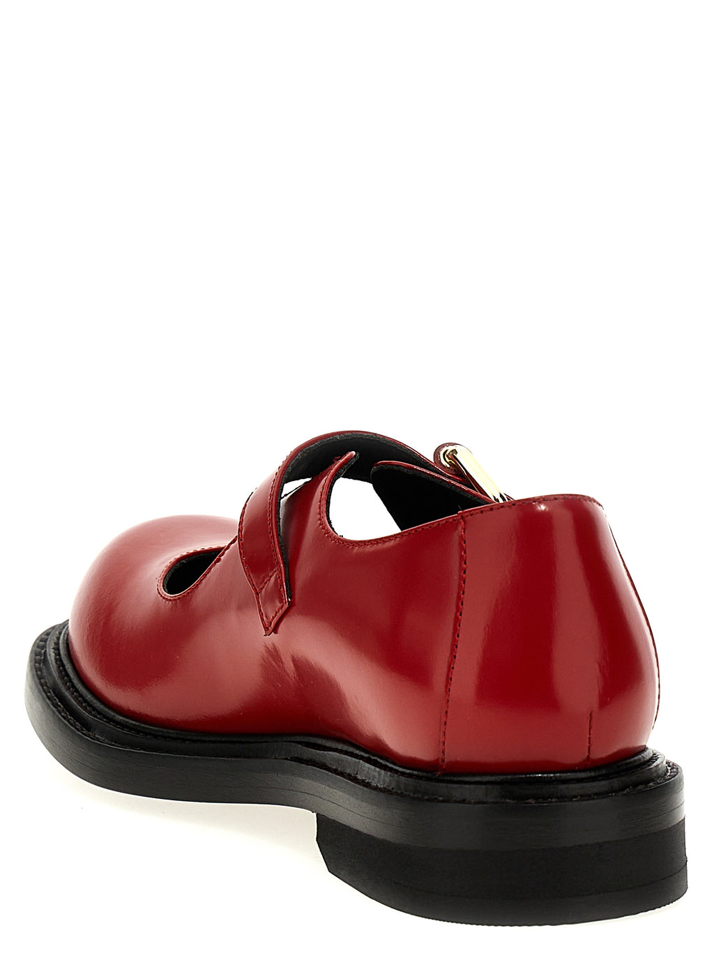 Moschino Multicolor Calfskin Flats