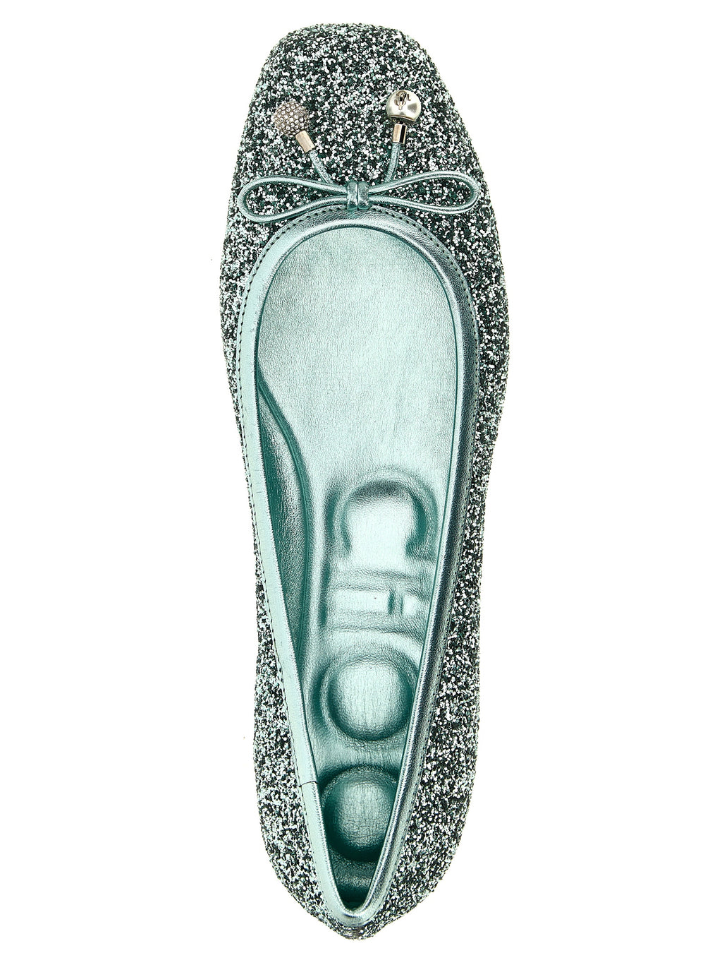 Jimmy Choo Bicolor Textile Ballet Flats