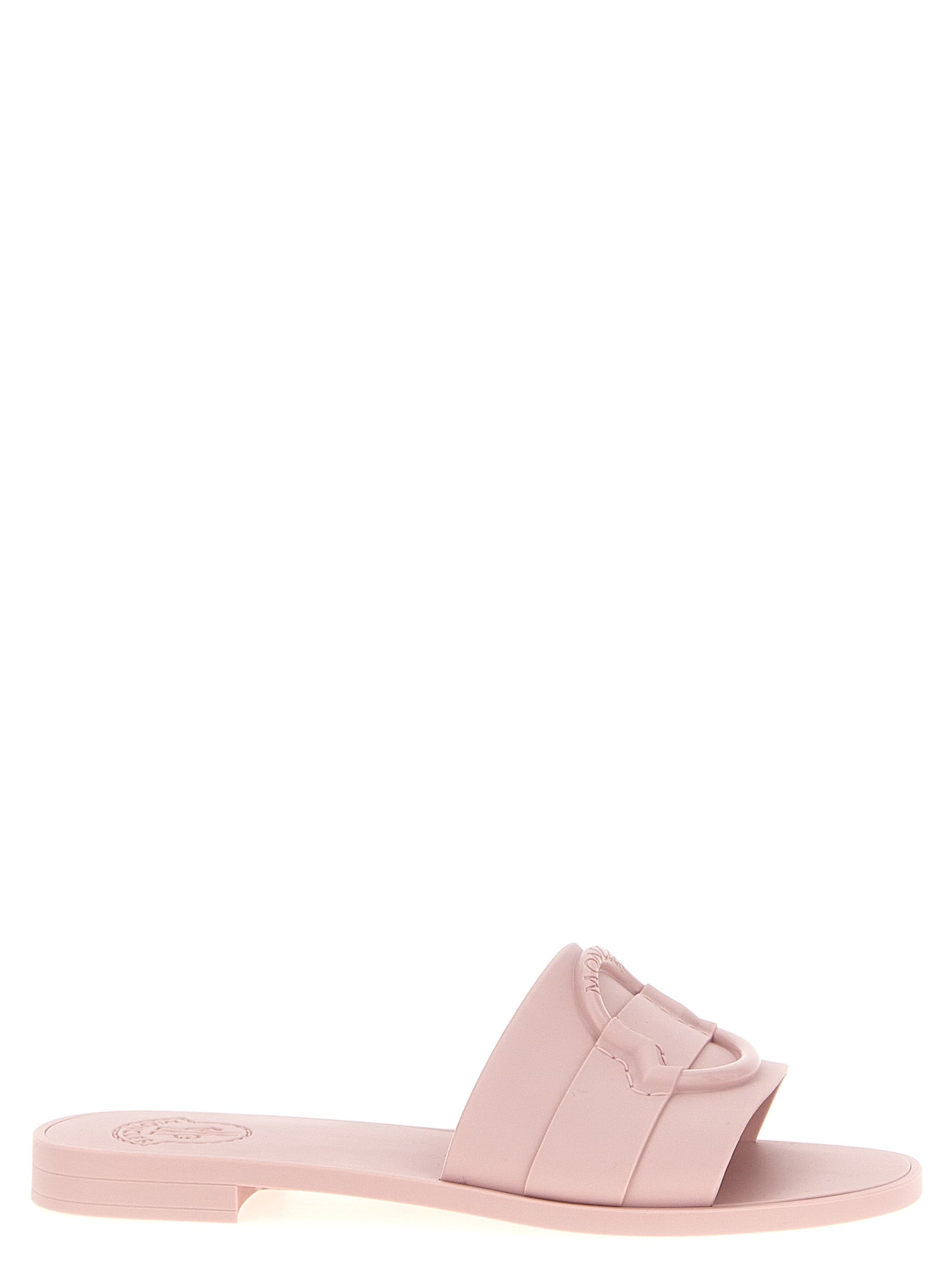 Moncler Multicolor Elastane Slides