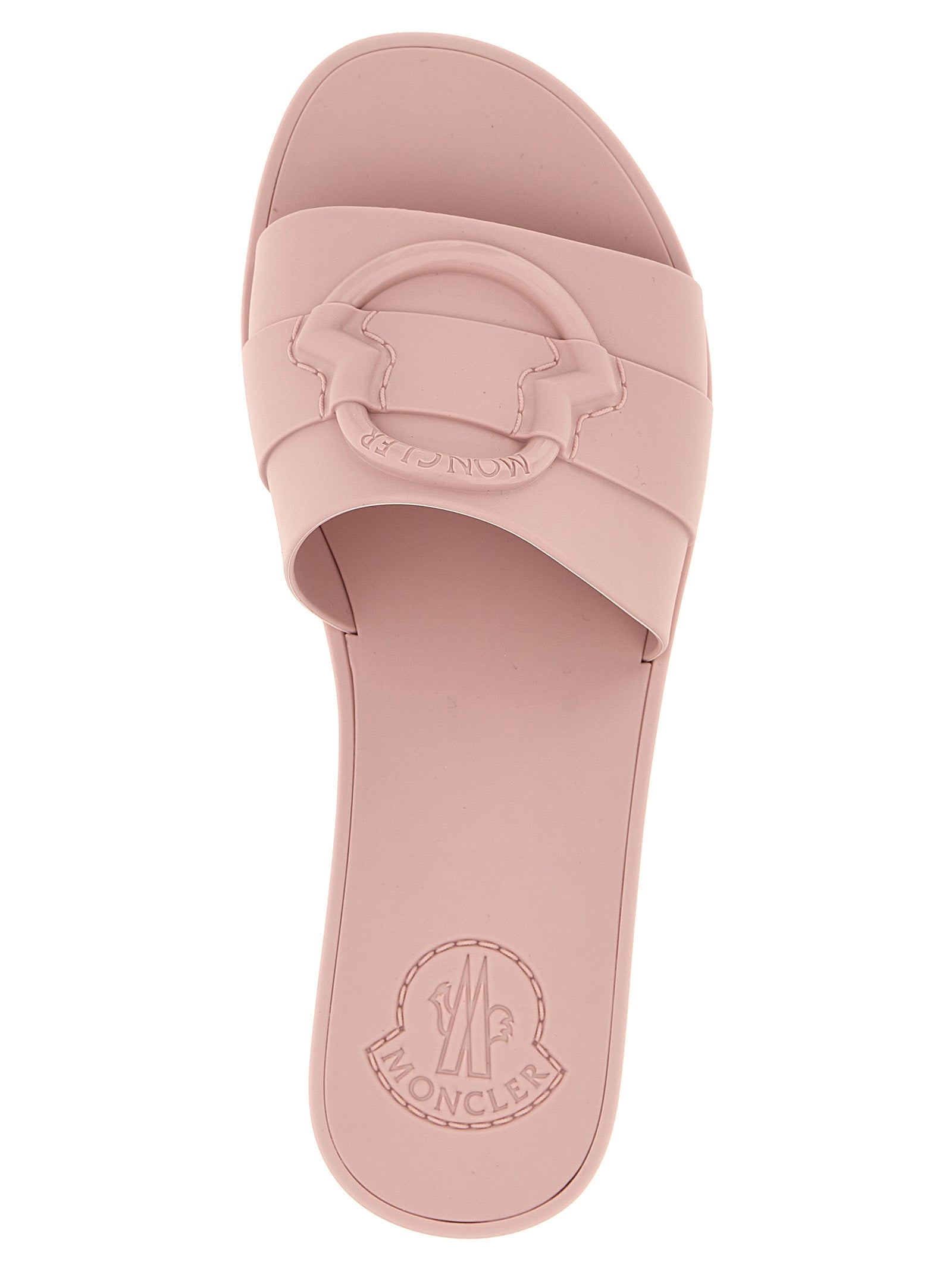 Moncler Multicolor Elastane Slides
