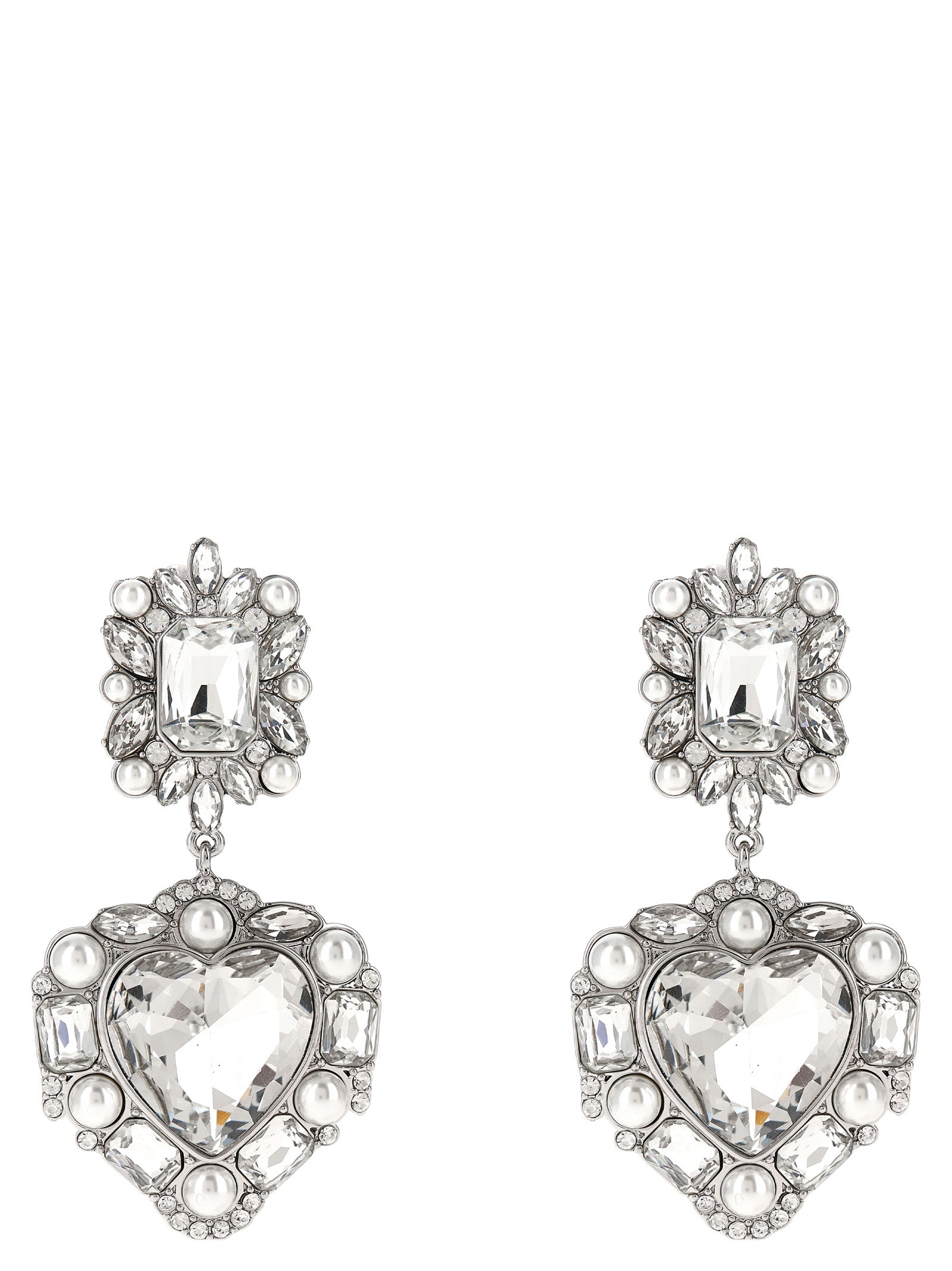 Self-Portrait Silver Cotton Earrings