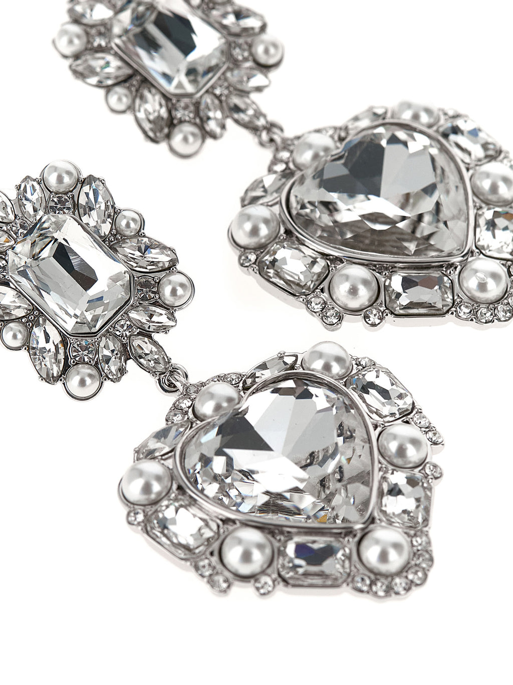Self-Portrait Silver Cotton Earrings