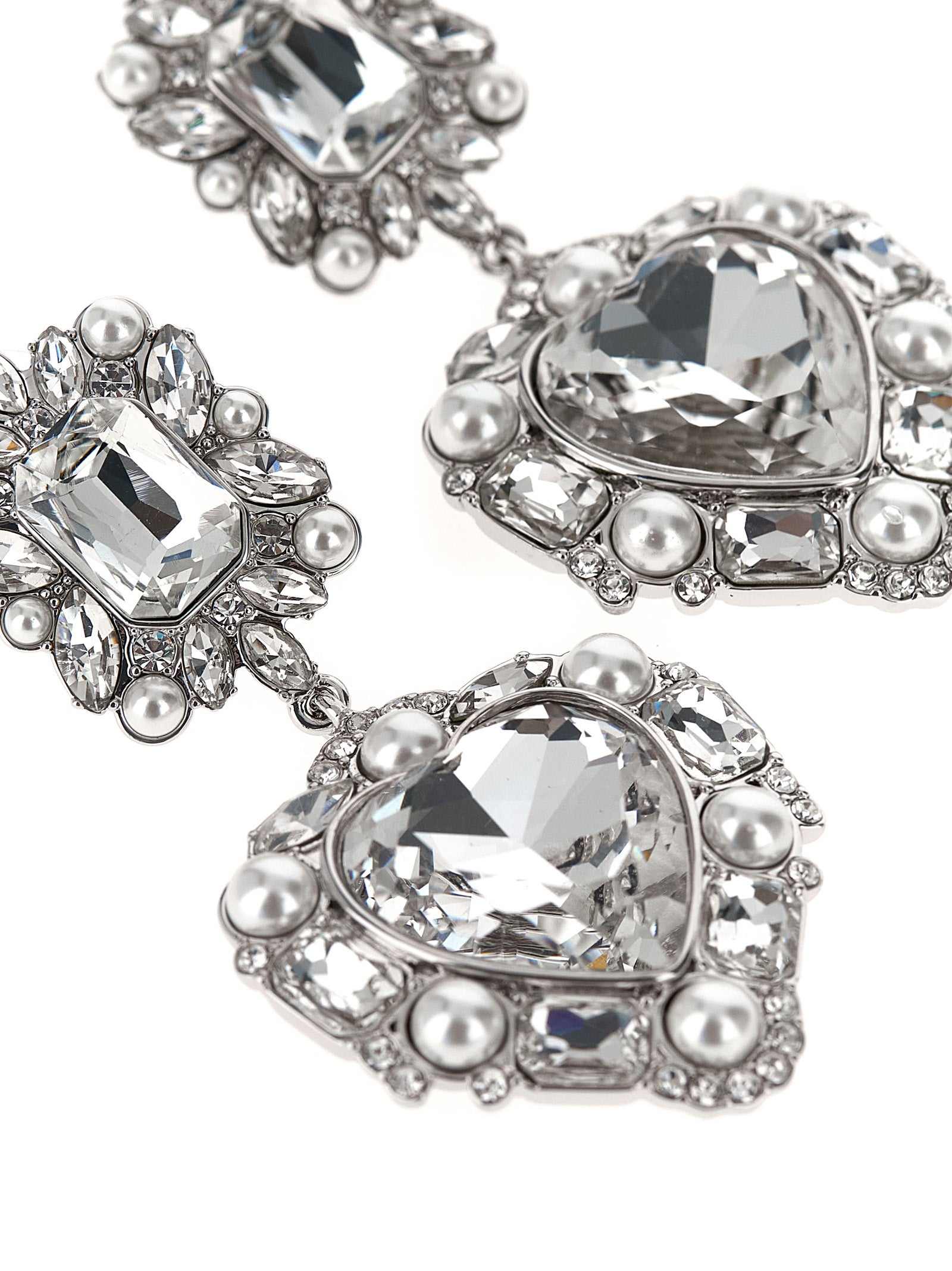 Self-Portrait Silver Cotton Earrings