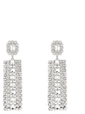 Self-Portrait Silver Cotton Earrings