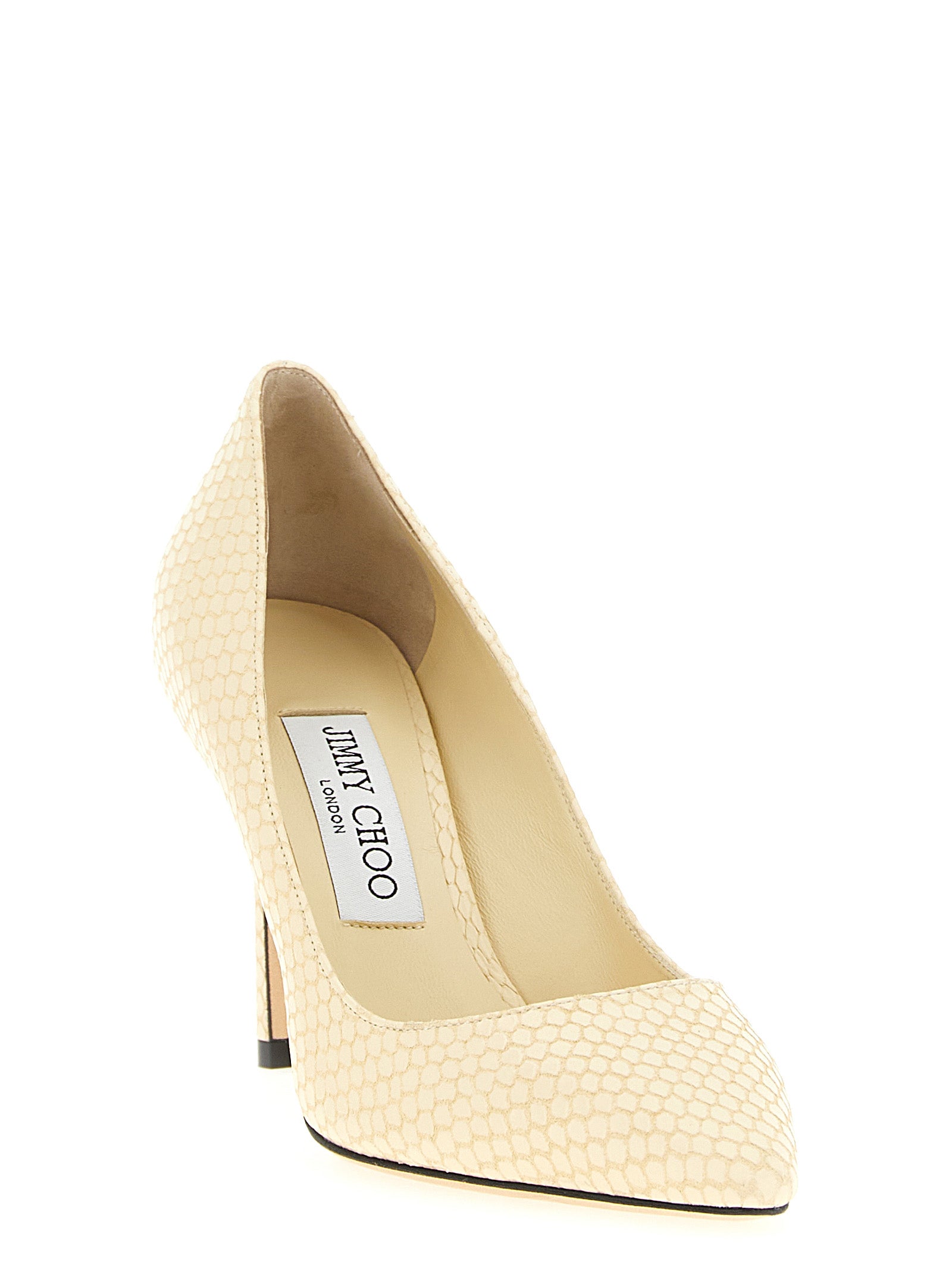 Jimmy Choo Bicolor Leather High Heel Pumps