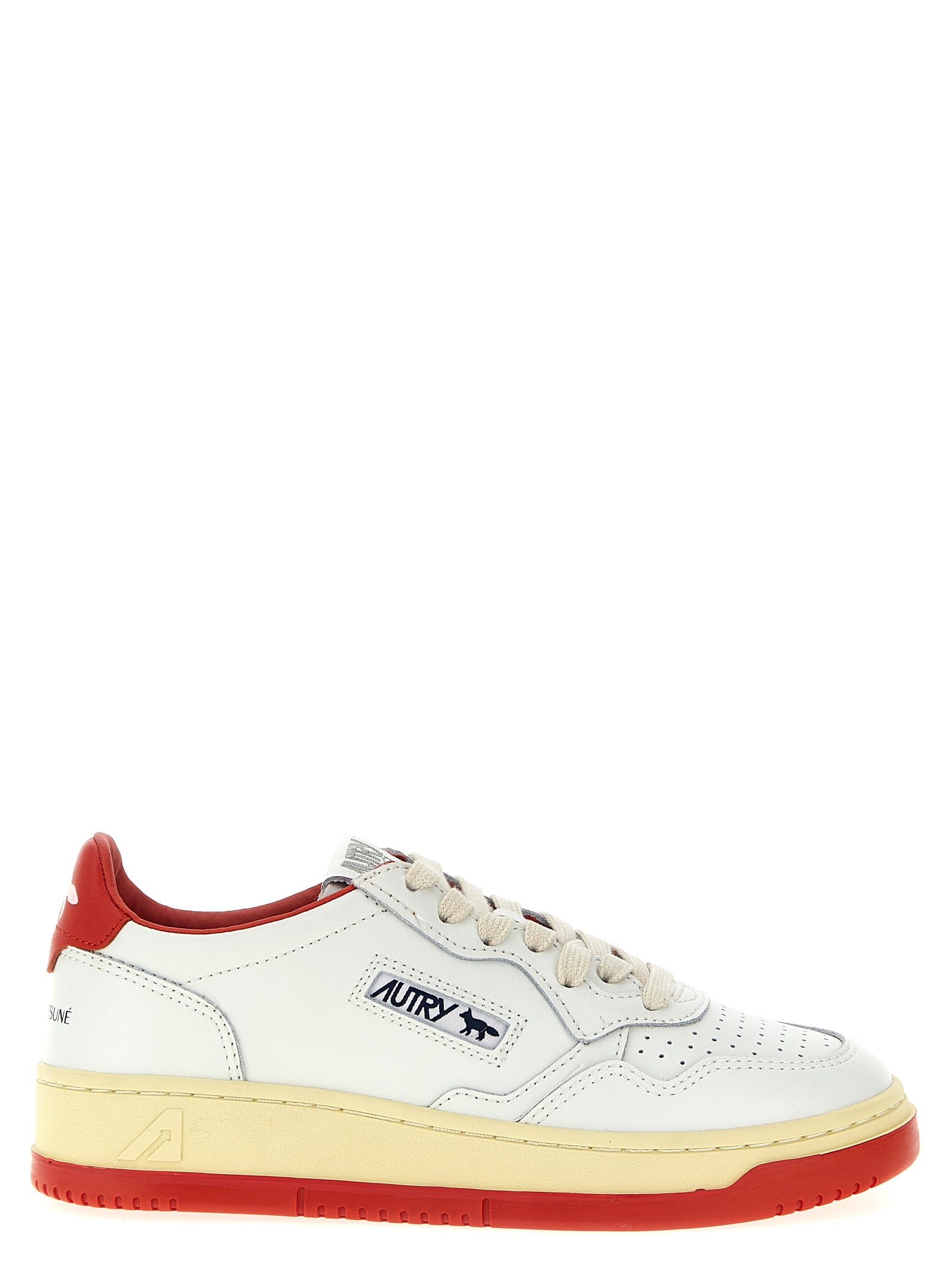 Autry Multicolor Goatskin Low Top Sneakers