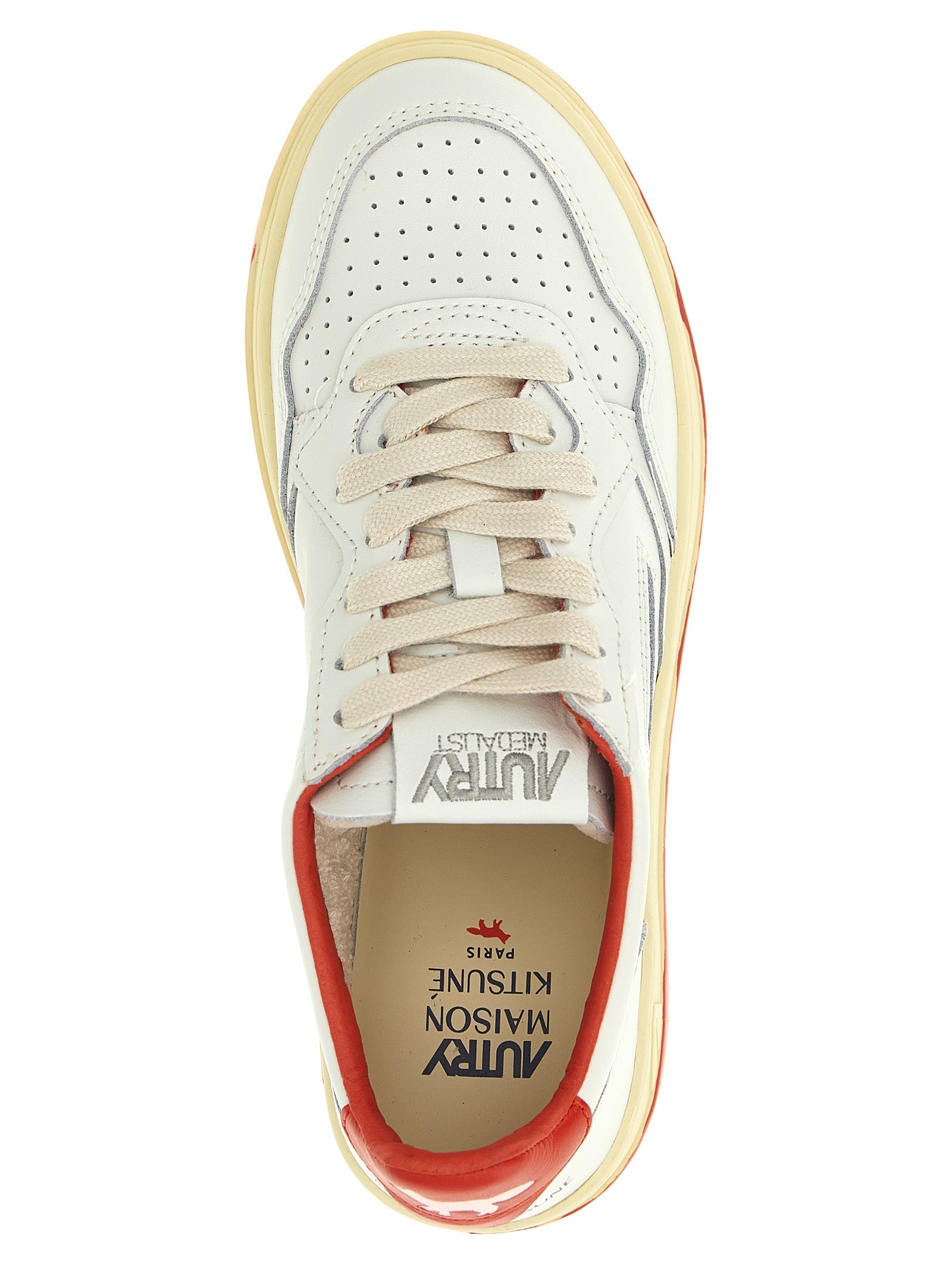 Autry Multicolor Goatskin Low Top Sneakers
