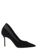 Aquazzura Black Goatskin High Heel Pumps