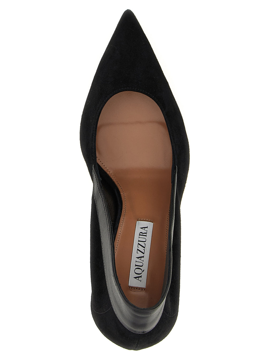 Aquazzura Black Goatskin High Heel Pumps