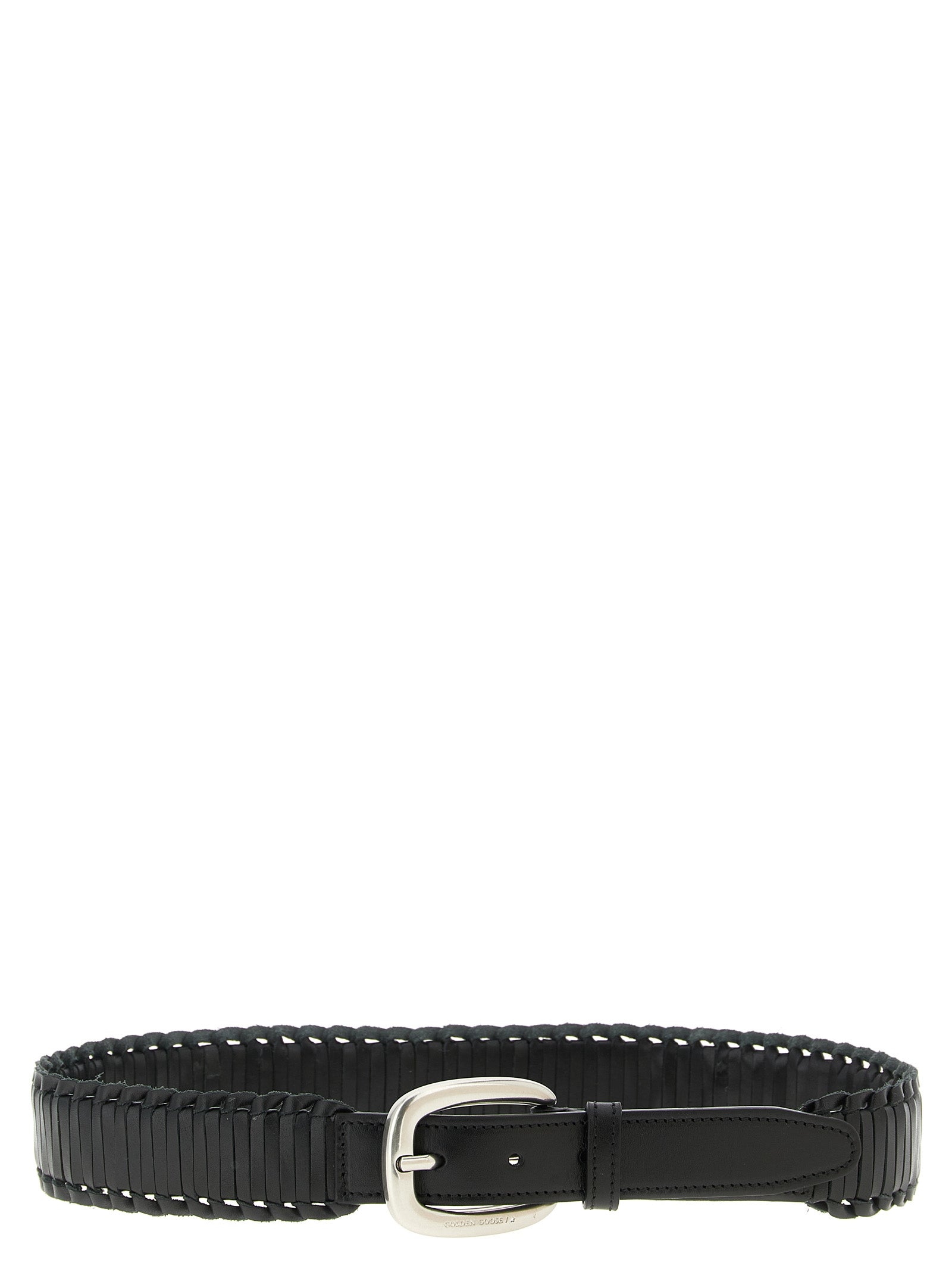 Golden Goose Black Cowhide Regular Belt