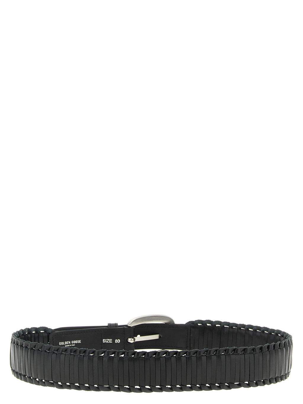 Golden Goose Black Cowhide Regular Belt