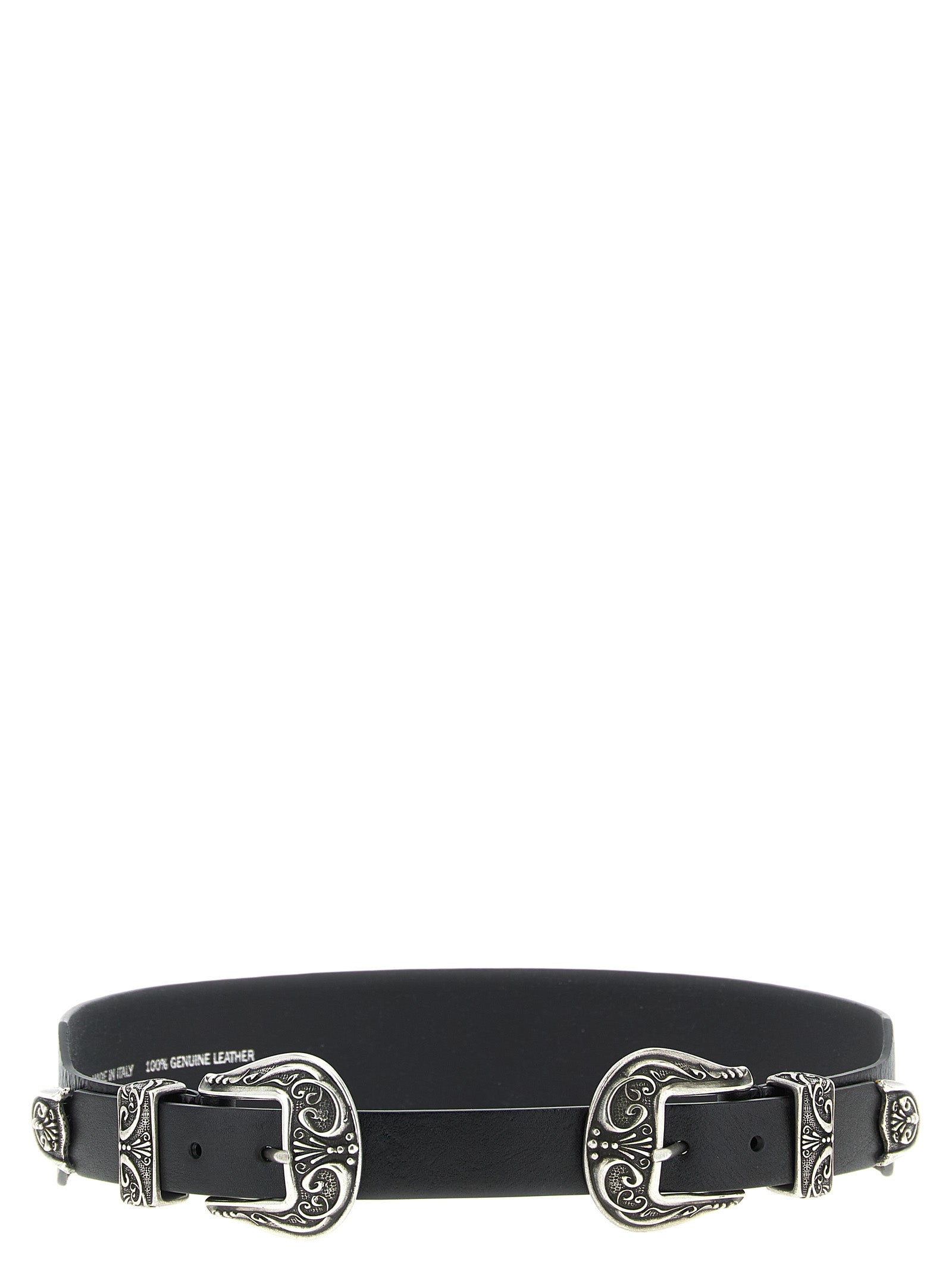 Golden Goose Black Cowhide Regular Belt
