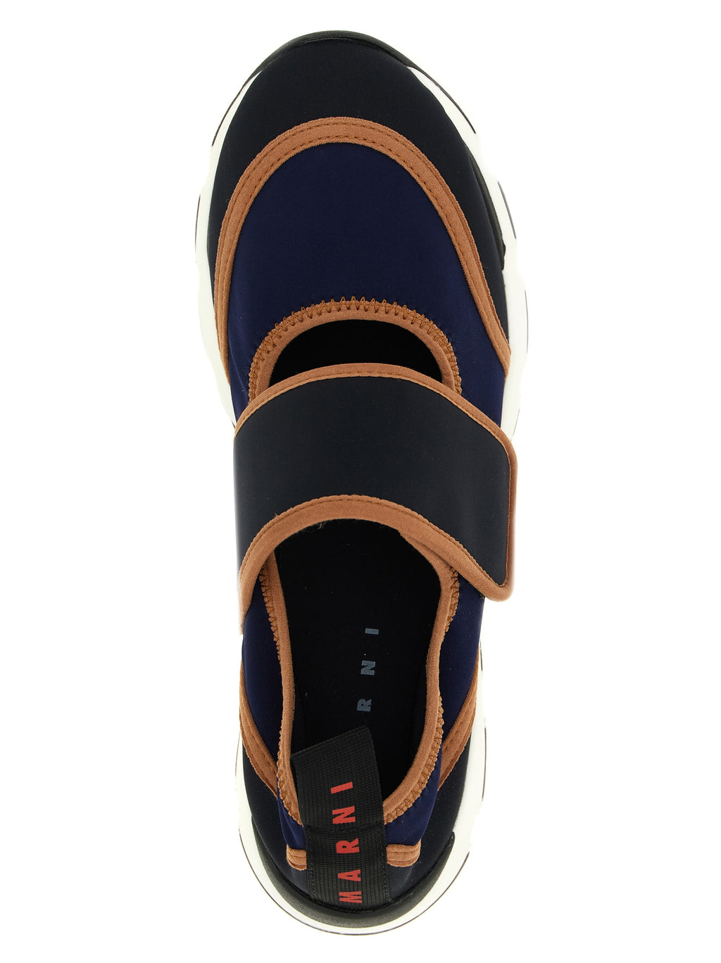 Marni Blue Polyamide Low Top Sneakers