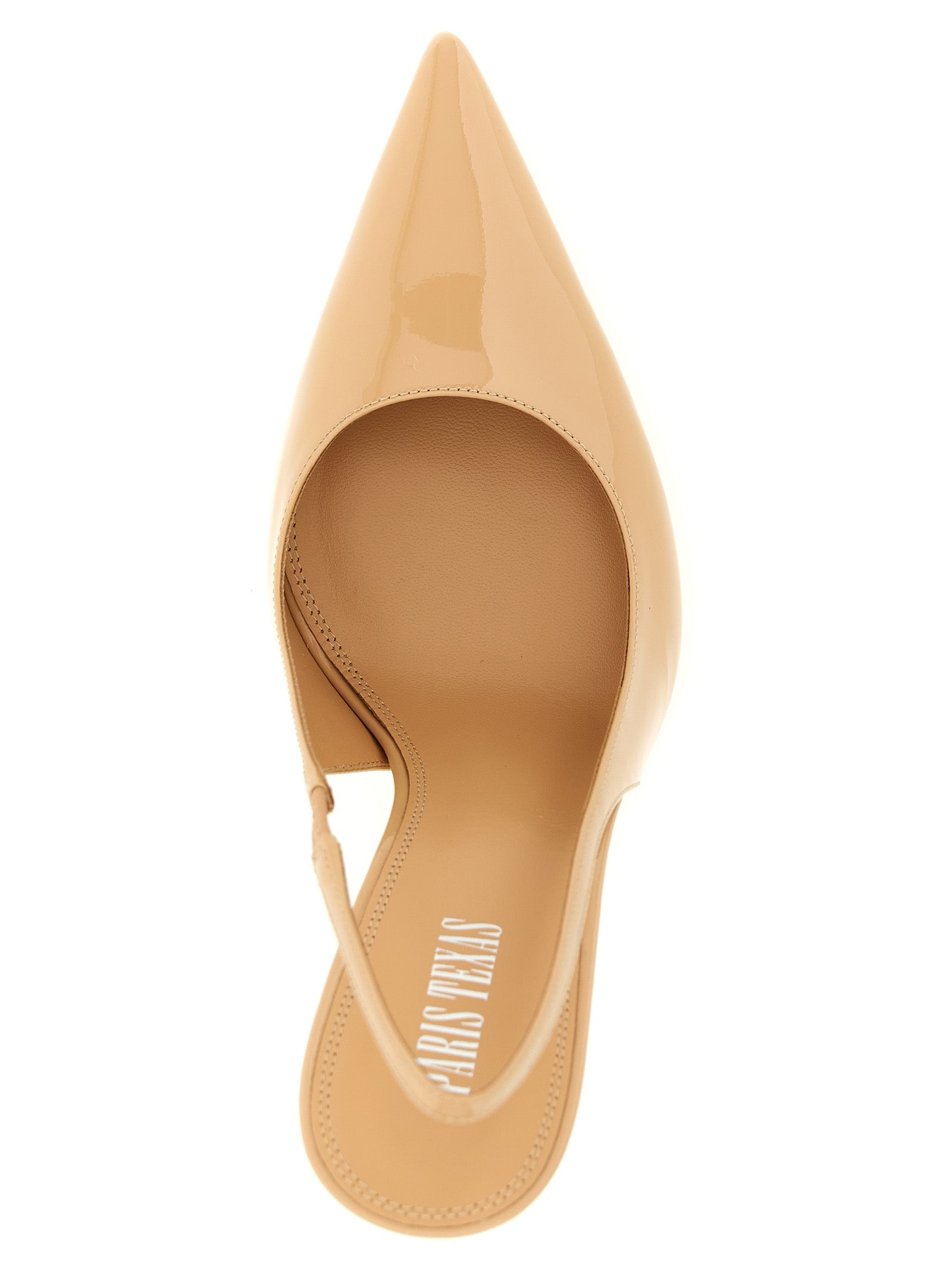 Paris Texas Beige Calfskin High Heel Pumps
