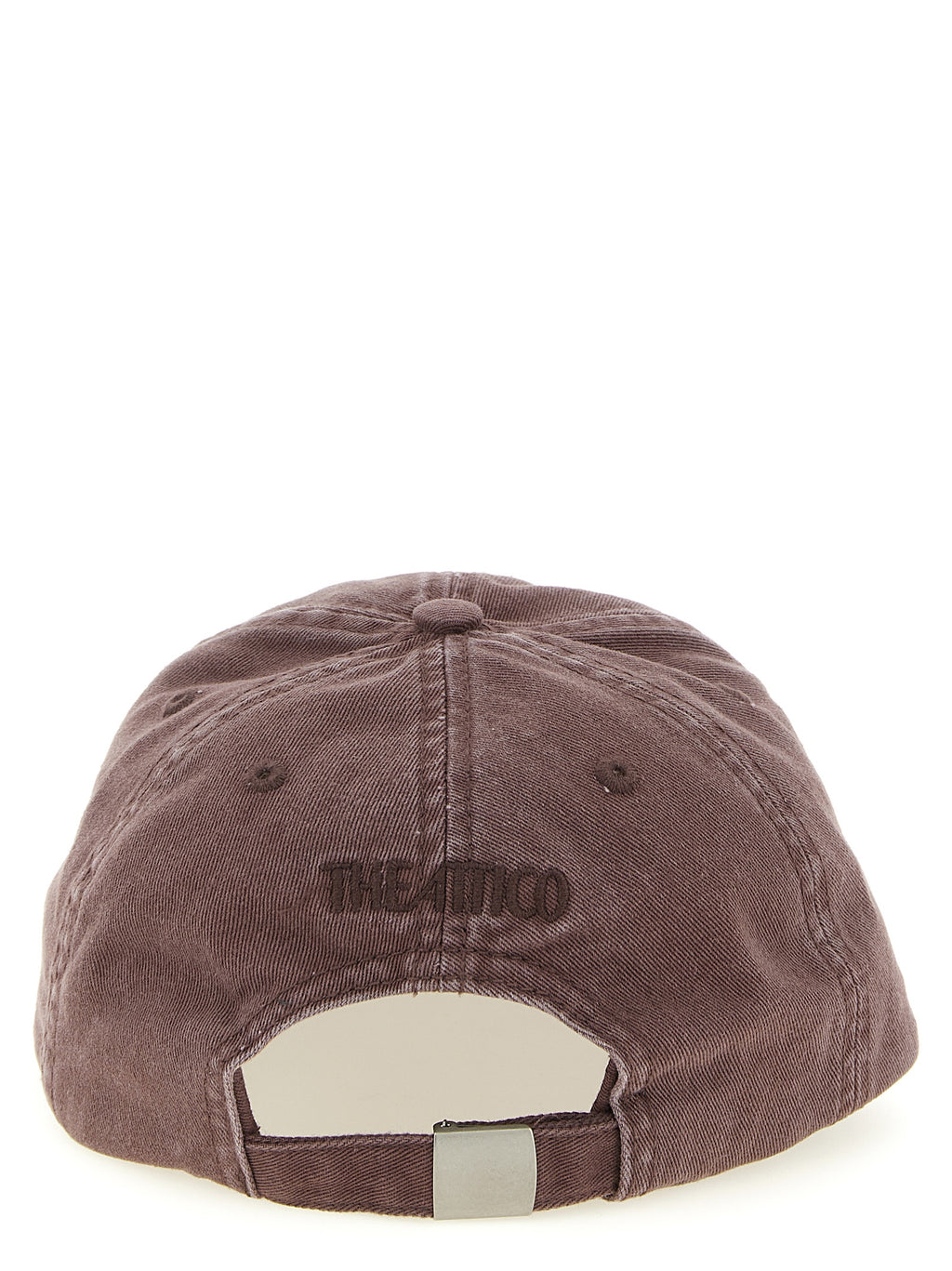 The Attico Brown Cotton Cap (Baseball Hat)