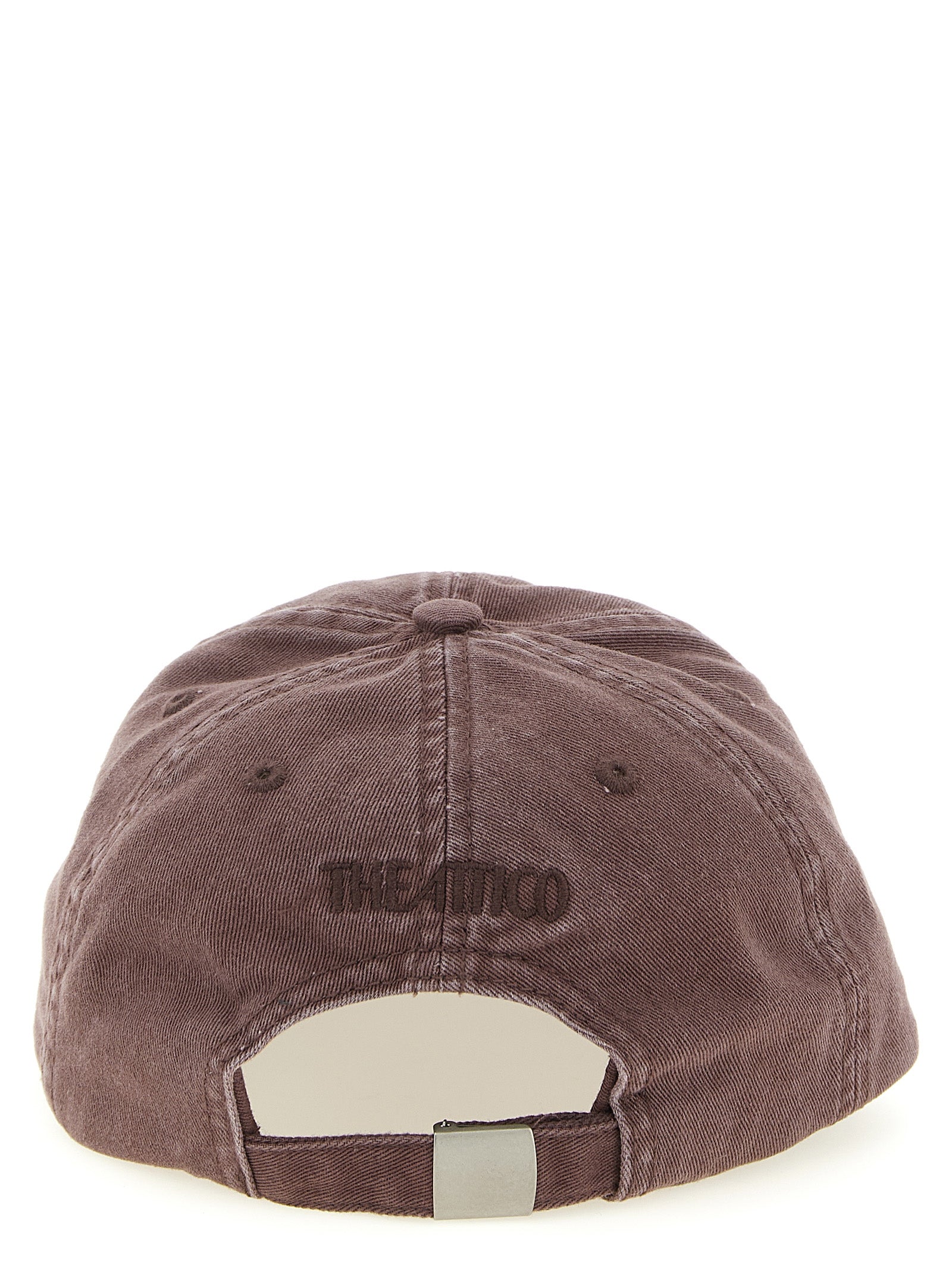 The Attico Brown Cotton Cap (Baseball Hat)