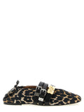 Ganni Multicolor Cotton Ballet Flats