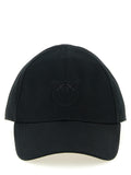 PINKO Black Cotton Cap (Baseball Hat)