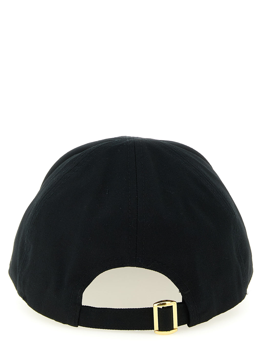PINKO Black Cotton Cap (Baseball Hat)