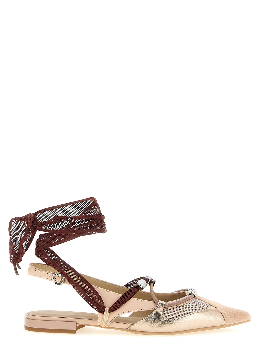 PINKO Multicolor Leather Ballet Flats