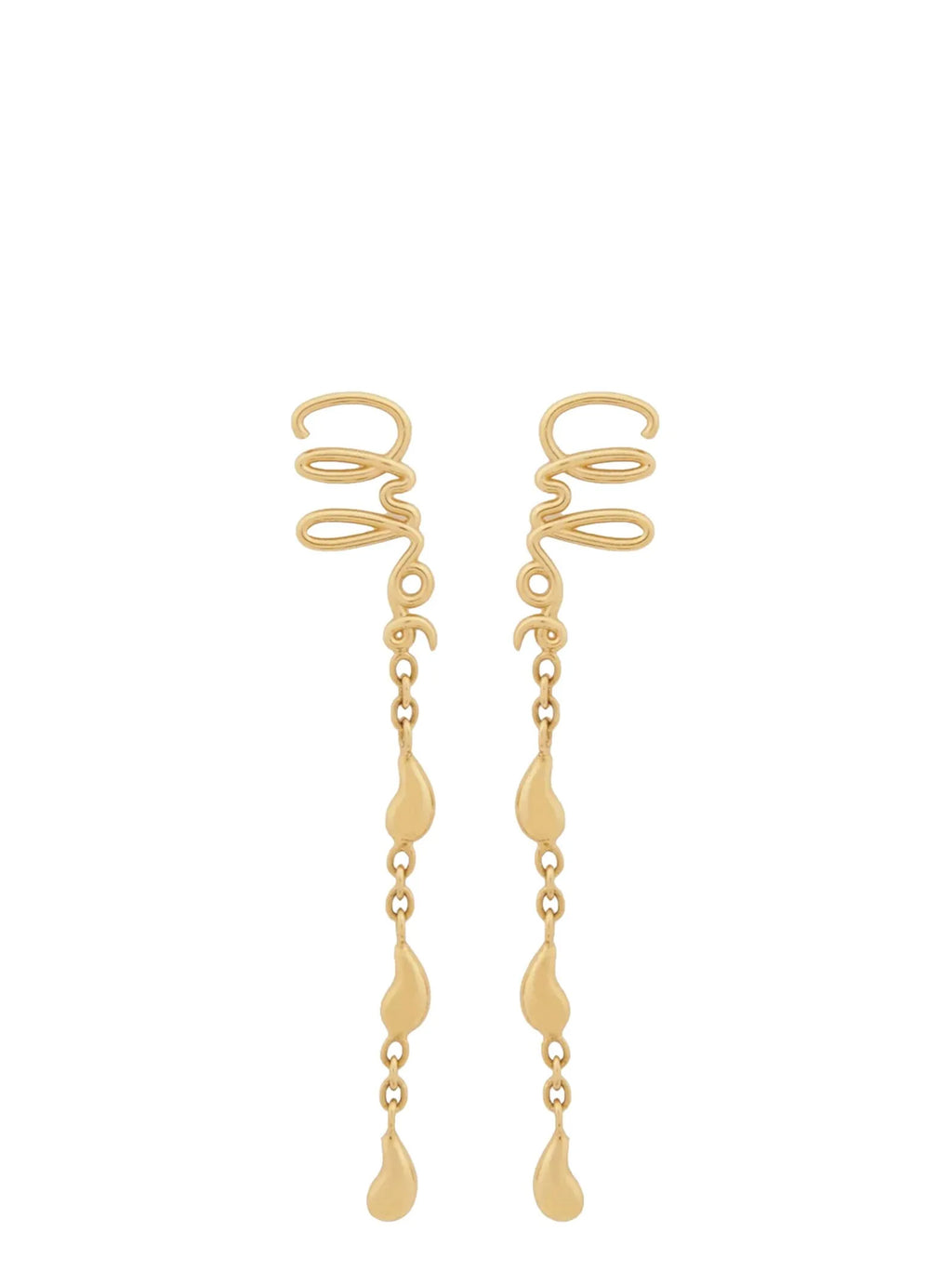 Chloé Gold Brass Earrings