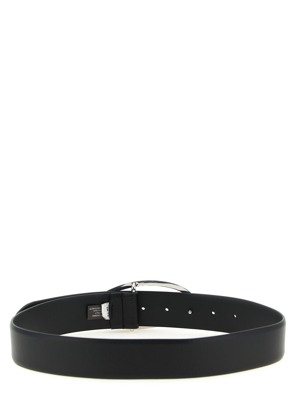 Diesel Black Leather Regular Belt