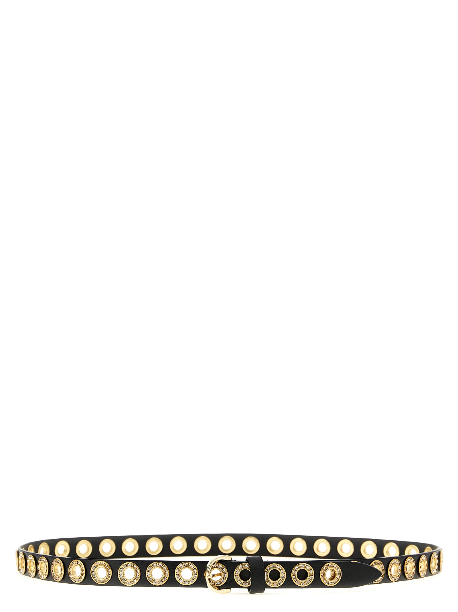 PINKO Black Polyethylene Regular Belt