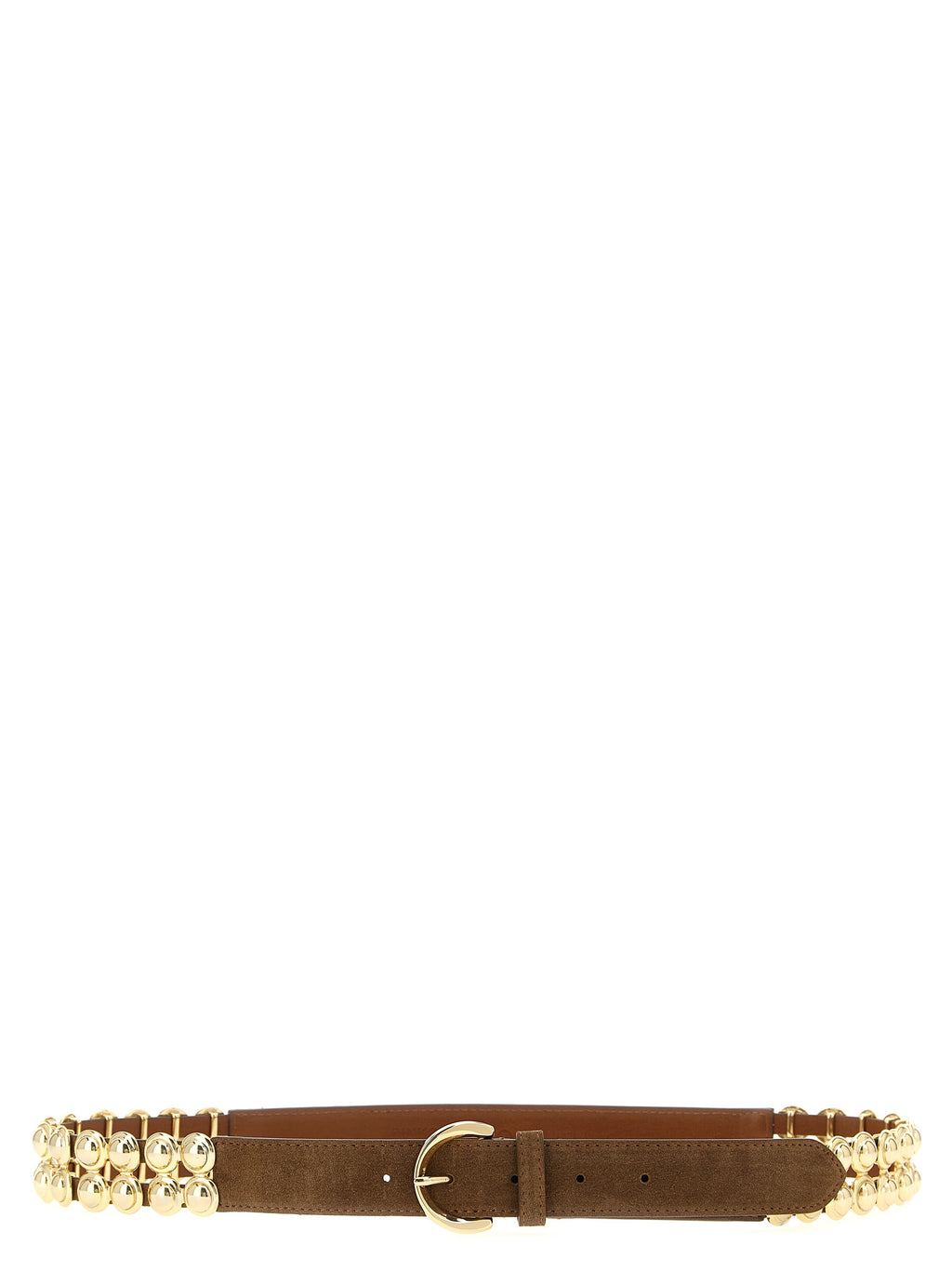 PINKO Brown Lamb Leather Regular Belt