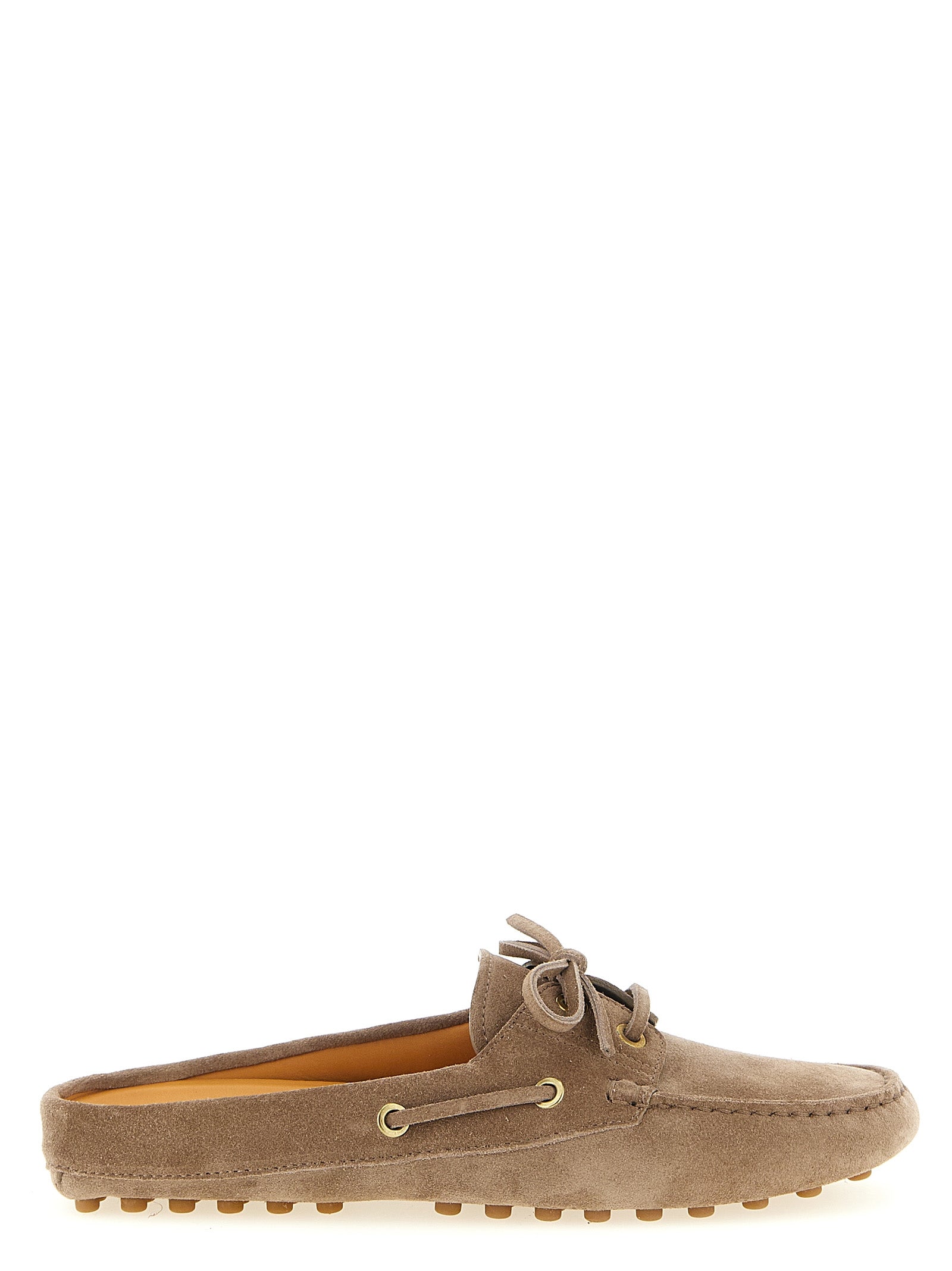 Tod's Beige Calfskin Flats