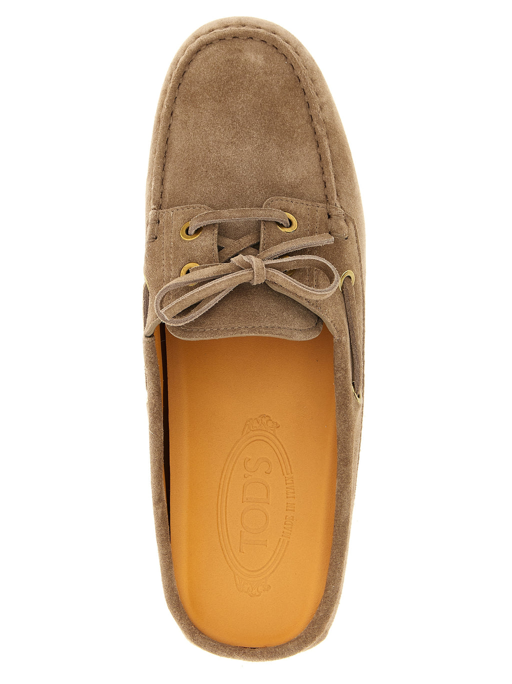 Tod's Beige Calfskin Flats