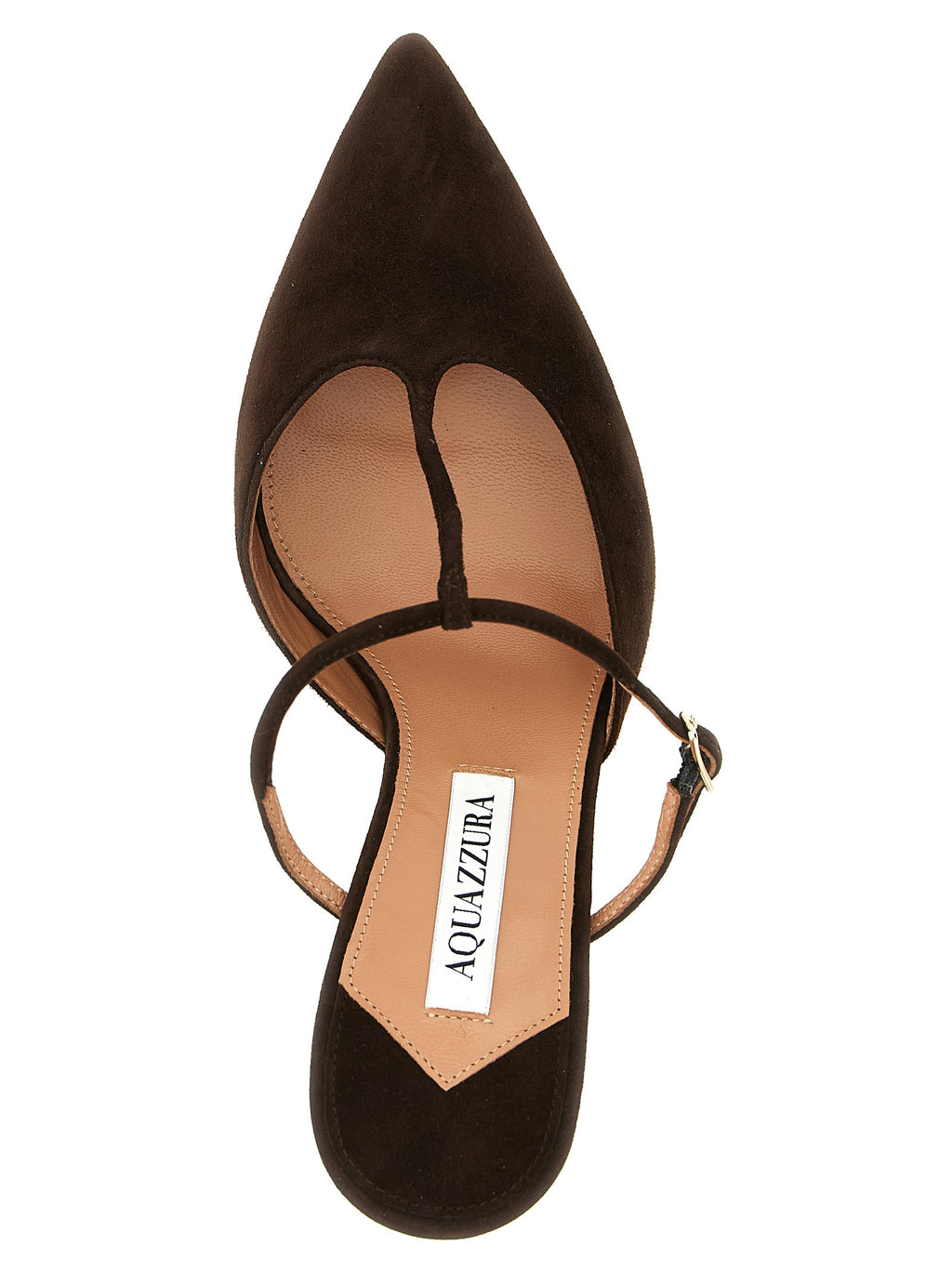 Aquazzura Brown Goatskin High Heel Pumps