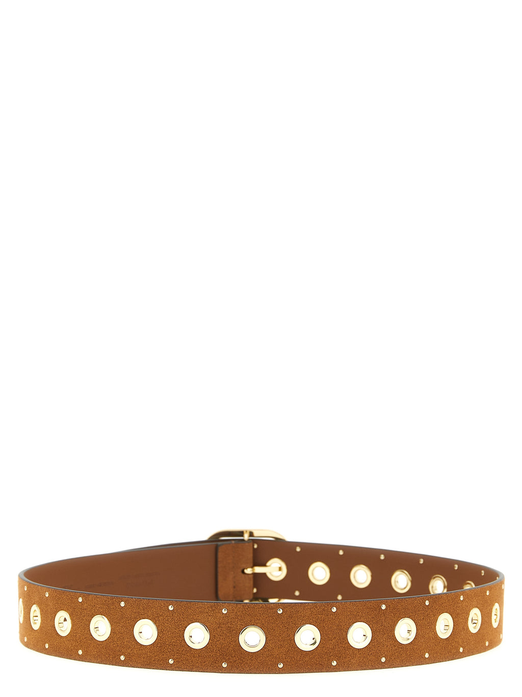 PINKO Brown Lamb Leather Regular Belt