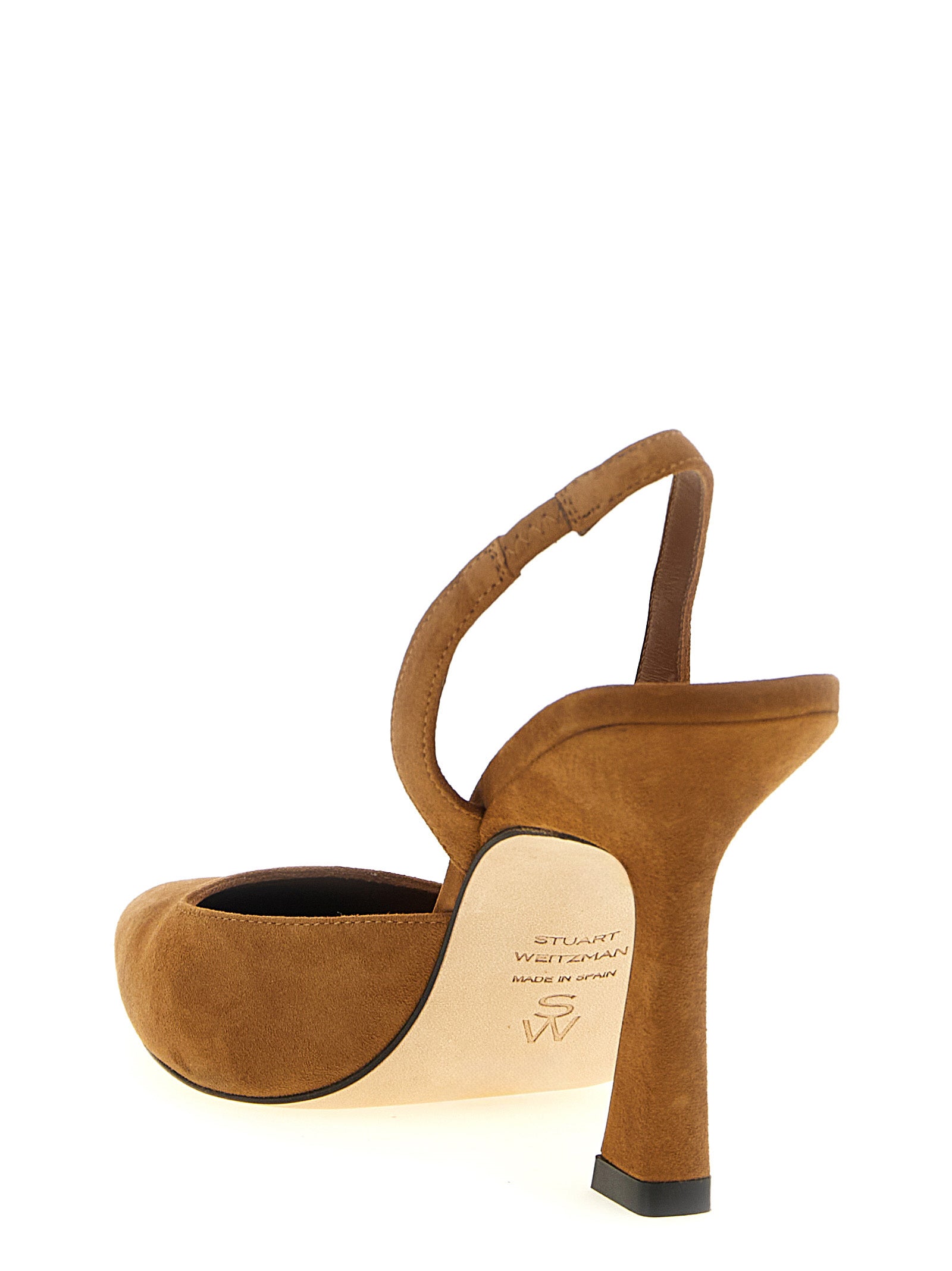 Stuart Weitzman Brown Goatskin High Heel Pumps