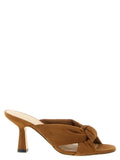 Stuart Weitzman Brown Polyethylene Stiletto Heel Sandals