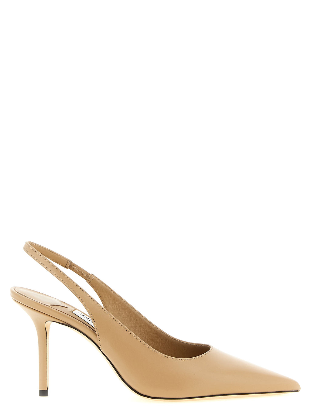 Jimmy Choo Beige Leather High Heel Pumps