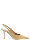Jimmy Choo Beige Leather High Heel Pumps