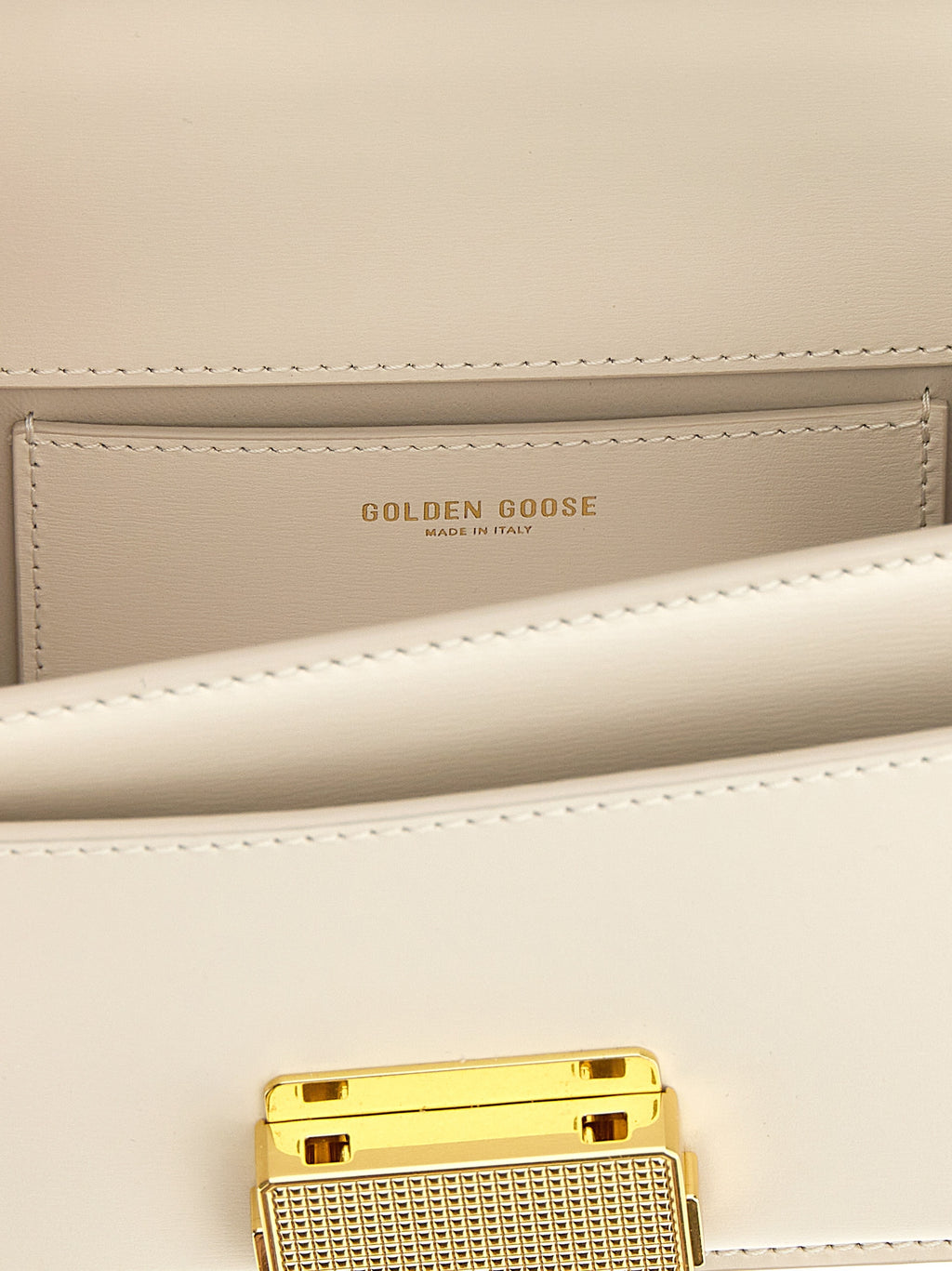Golden Goose White Cowhide Handbag