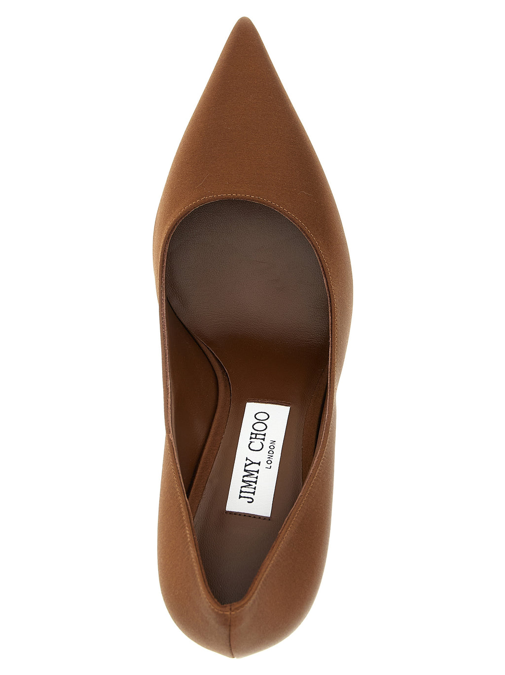 Jimmy Choo Brown Tencel High Heel Pumps