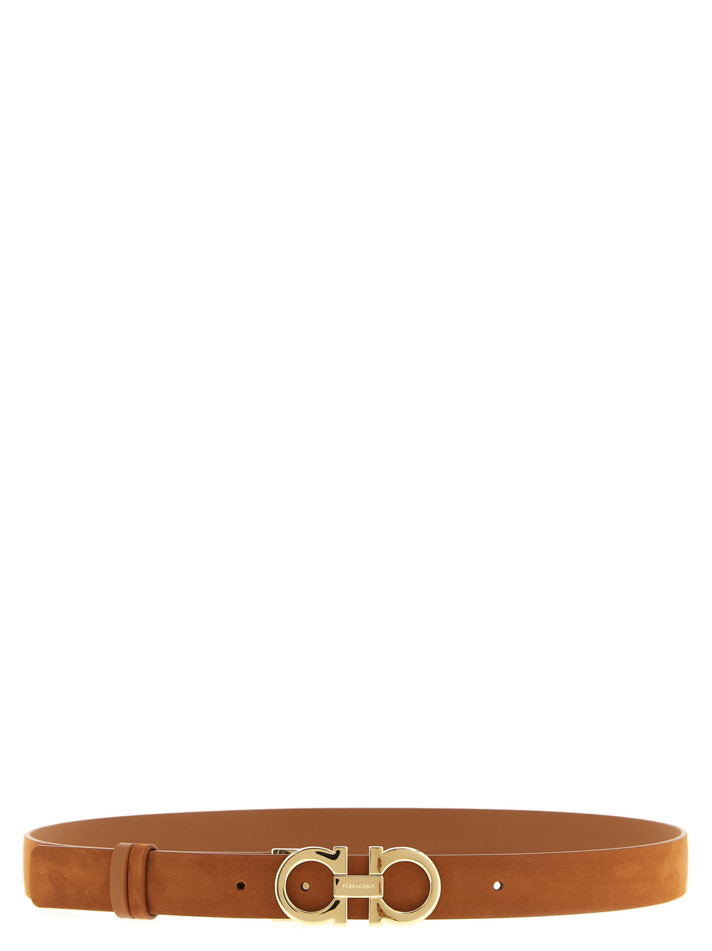 Ferragamo Brown Calfskin Regular Belt