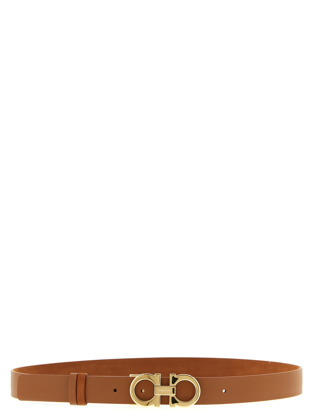 Ferragamo Brown Calfskin Regular Belt
