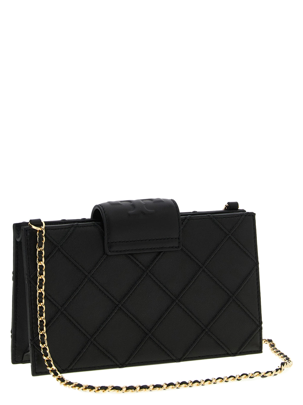 Tory Burch Black Lamb Leather Cardholder