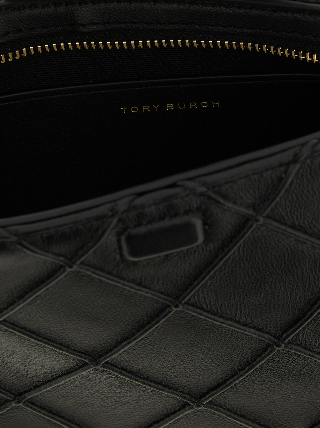 Tory Burch Black Lamb Leather Cardholder