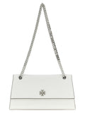 Tory Burch White Lamb Leather Shoulder Bag