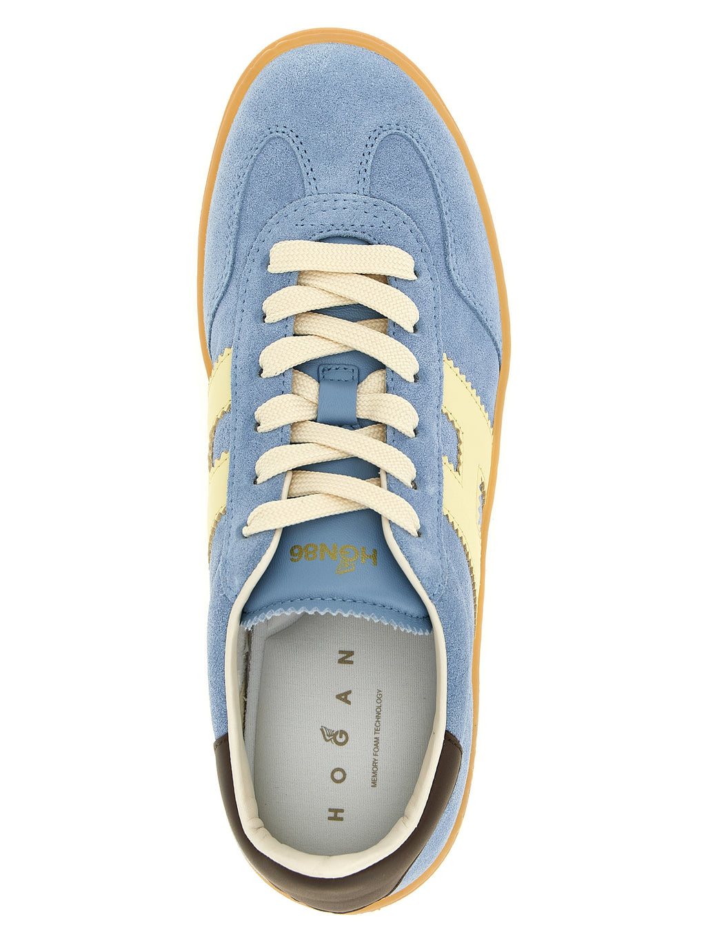 Hogan Blue Calfskin Sneakers