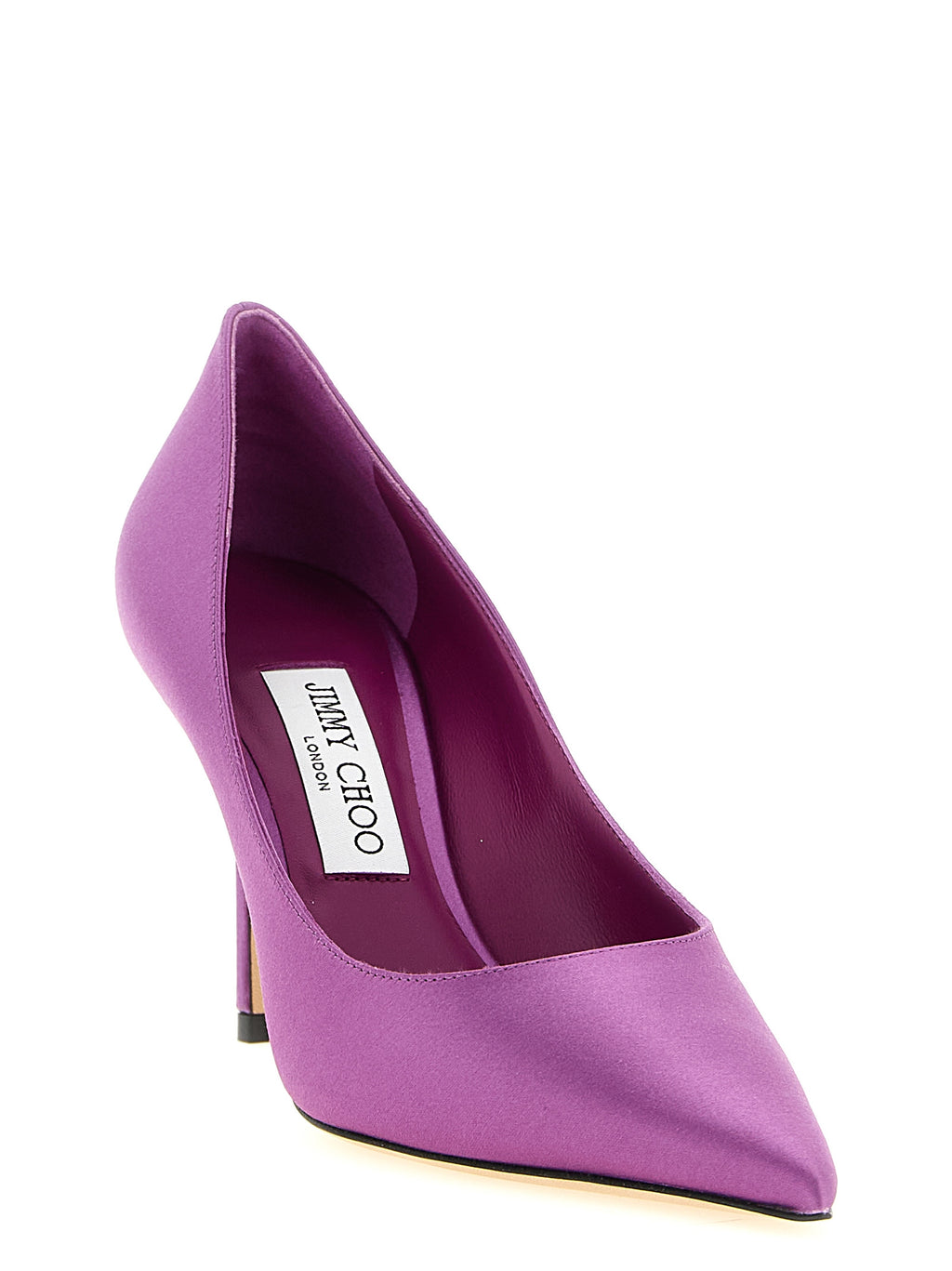 Jimmy Choo Purple Tencel High Heel Pumps
