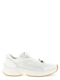 Jimmy Choo White Tencel Athletic Sneakers