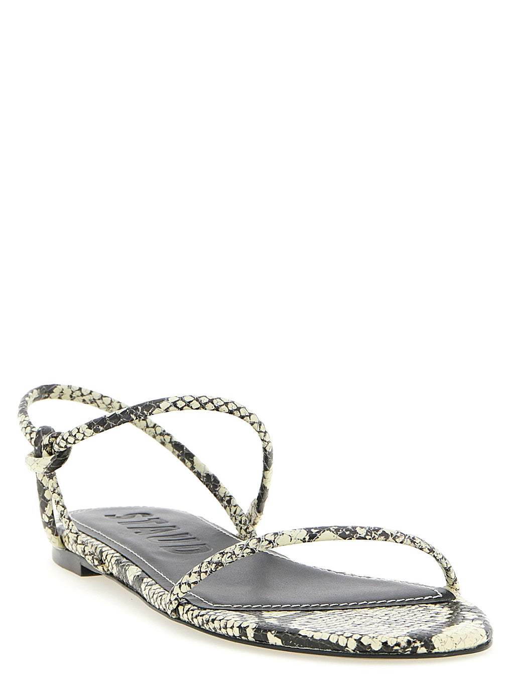 Staud Bicolor Cowhide Flat Sandals